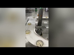 Aluminum foil container filling sealing weighing and labeling packaging line