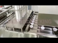 60Trays/min Capacity Tray Filling Machine for Creamy Cat Chicken Meat Pet Cream