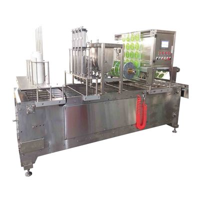 Auto Tray Filling Machine Sealing Machine For Puree Hoosh