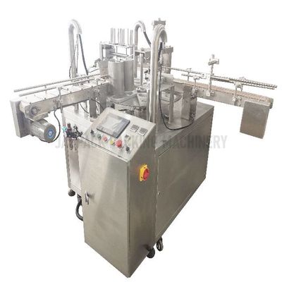 220v 50hz Rotary Cup Filling And Sealing Machine For Juice With ±1% Filling Accuracy