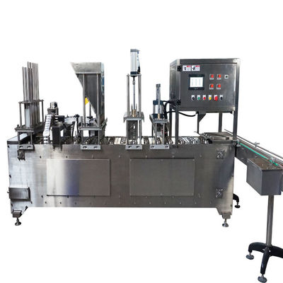 4-6 Heads Tray Filling Machine For Oat Granules Packaging With ±1% Filling Accuracy