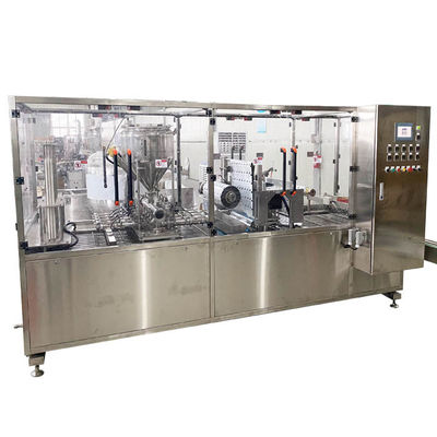 AC Inverter Disposable Cup Sealing Machine 2200-3000ml For Polyethylene Container