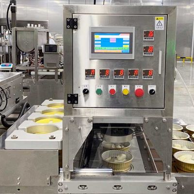 Silver Eco-Friendly Plastic Food Tray Sealing Machine Packaging Solution For Restaurants And Cafes