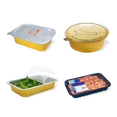 Customized Automatic Tray Sealing Machine For Fresh Meat Packaging