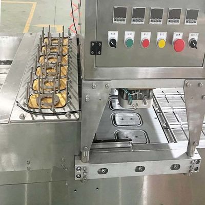 PLC Control Automatic Tray Sealing Machine Stainless Steel Packing Machine