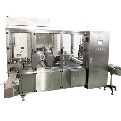 Automatic Tray Packing Machine PLC Controlled Food Tray Packing