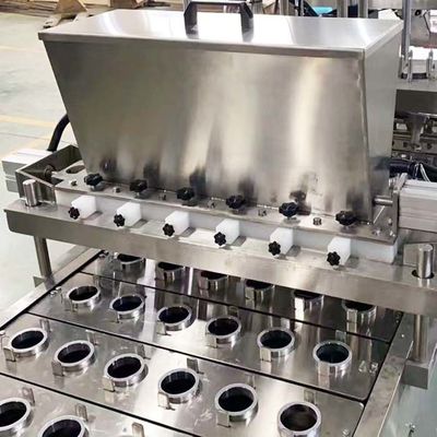 80 Cups/Min Cup Filler Packaging Machine With fruit juice cup measurement filling sealing machine
