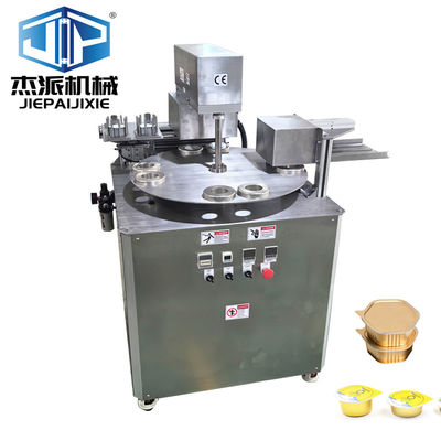 Automatic Rotary Tray Sealing Machine for Customized Nuts Snacks Plastic Food Trays