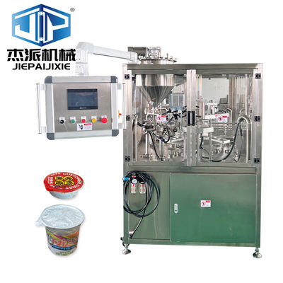 Desserts Complementary Foods Cup Filing And Sealing Machine With Safety Door