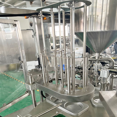 1800-2000 Cups/H Yogurt Water Juice Cream Honey Sauce Cup Filling Sealing Machine