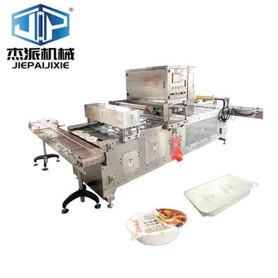 380V Reliable Automatic Tray Sealing Machine With PLC Control Panel