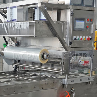 Automatic Tray Sealing Machine With Film Sealing For Food And Pet Food
