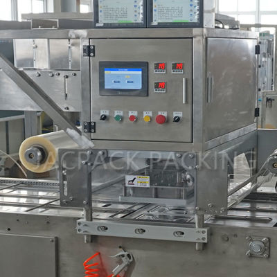 Automatic Tray Sealing Machine With Film Sealing For Food And Pet Food