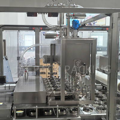 Economical Cup Filling And Sealing Machine Capable Of Packaging Liquid And Semi Liquid Items