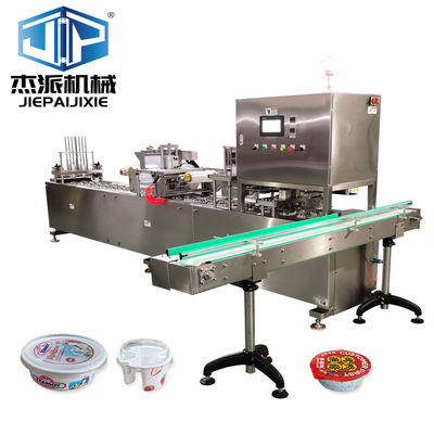 Automatic Cup Sealing Machine Cover Capping Machine PLC Control Stainless Steel 2.0kW