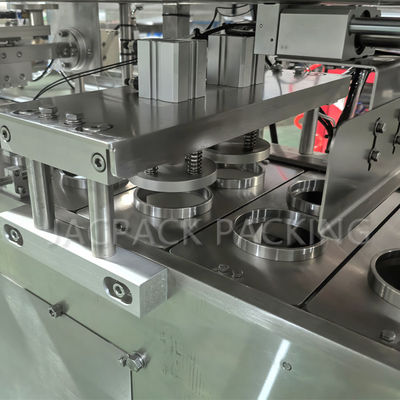 Automatic Cup Sealing Machine Cover Capping Machine PLC Control Stainless Steel 2.0kW