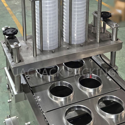 Automatic Cup Sealing Machine Cover Capping Machine PLC Control Stainless Steel 2.0kW