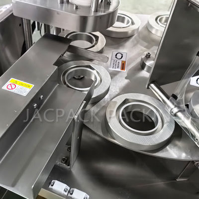 High Speed PLC And HMI Control Yogurt Cup Filling Sealing Machine