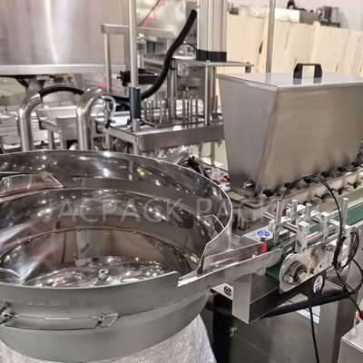 Automatic Oat Cap Measuring Cup Quantitative Filling Sealing Machine With Spoon Feeding