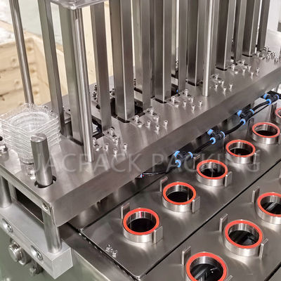 Automatic Oat Cap Measuring Cup Quantitative Filling Sealing Machine With Spoon Feeding