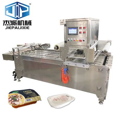 PP / Aluminum Foil Tray Packaging Automatic Sealing Machine Advanced Technology For Food Distribution Center