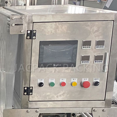 PP / Aluminum Foil Tray Packaging Automatic Sealing Machine Advanced Technology For Food Distribution Center