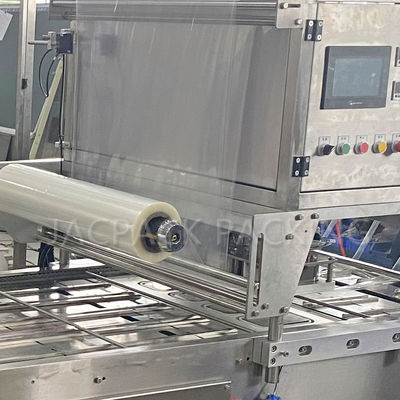 PP / Aluminum Foil Tray Packaging Automatic Sealing Machine Advanced Technology For Food Distribution Center