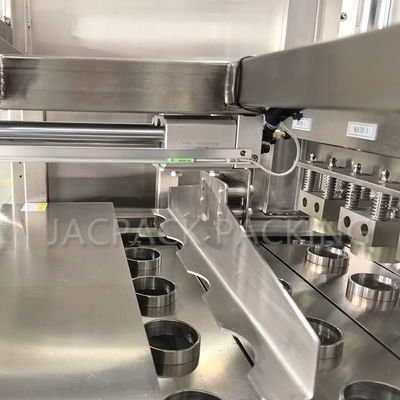 Touch Screen Operation System Plastic Cup Filling Sealing Machine with ±1% Filling Error