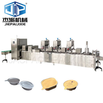 60Trays/min Capacity Tray Filling Machine for Creamy Cat Chicken Meat Pet Cream