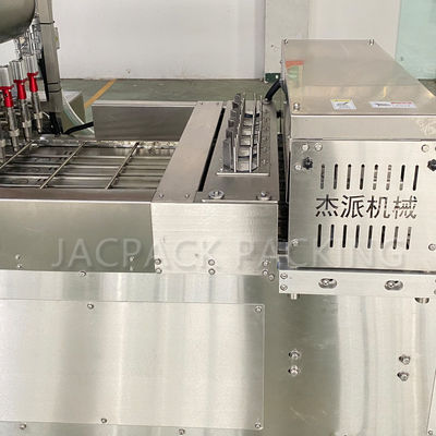 60Trays/min Capacity Tray Filling Machine for Creamy Cat Chicken Meat Pet Cream