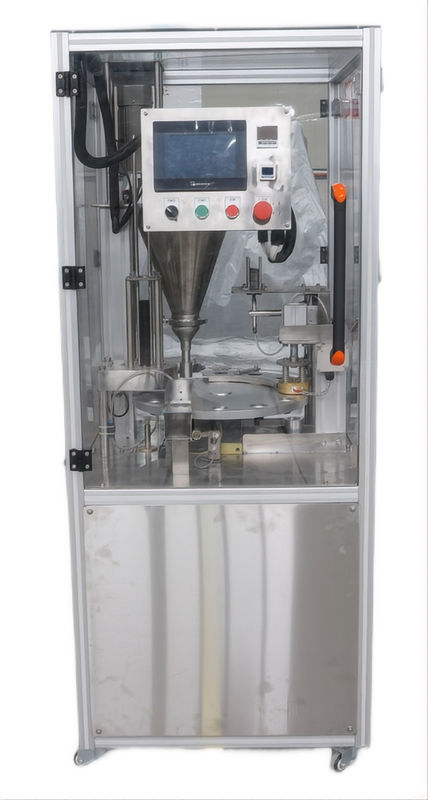 1.8KW Rotary Cup Filling Sealing Machine For Food And Beverage Low Noise Durable
