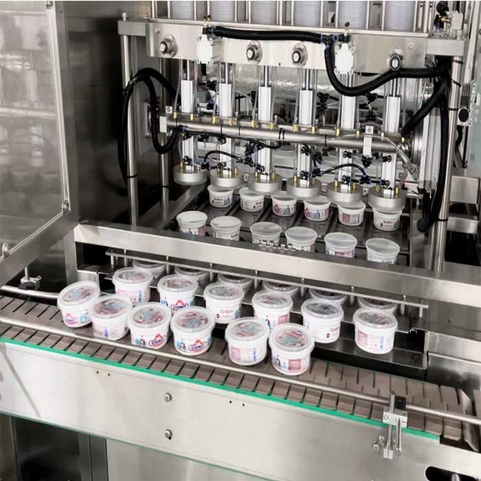 25pcs/Min Semi Automatic Tray Sealing Machine For Recyclable Food Tray
