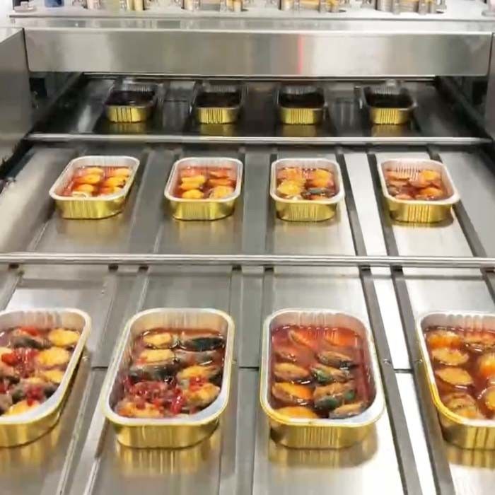 Seafood Vacuum Tray Sealer Machine 380v Stainless Steel Tray Sealer Machine