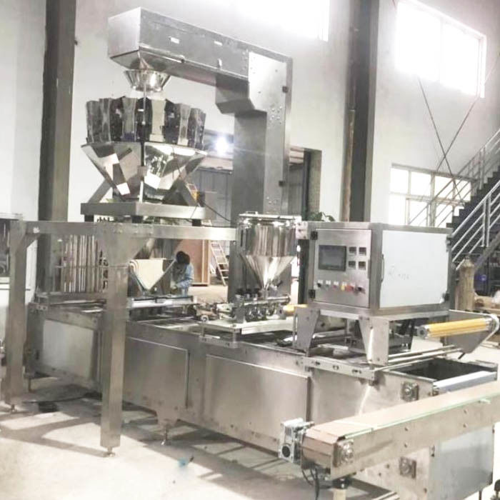 10-20 Trays/Min Automatic Tray Sealer Machine For PP/PE/PVC/PET Packaging Material