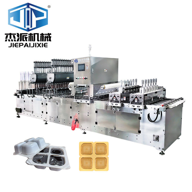 50ml-200ml Volume Tray Filling Equipment with Advanced PLC Control System and Customizable Filling