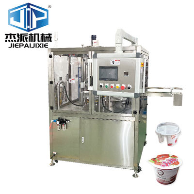 Filling And Sealing Machine For High Volume Production Of 2000cups/hour Ice Cream Yogurt Water Cup